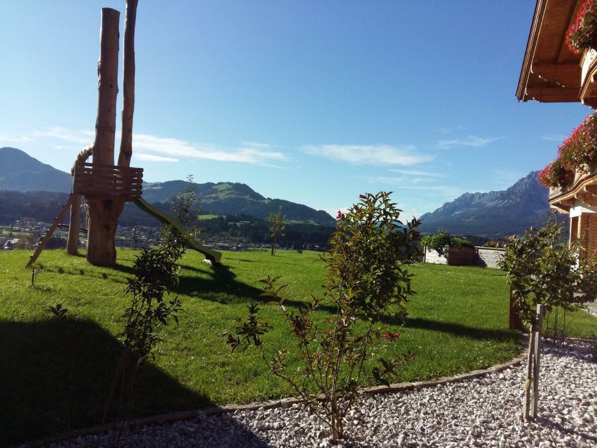 Griesbachhof-Wilder Kaiser Oberndorf in Tirol Buitenkant foto
